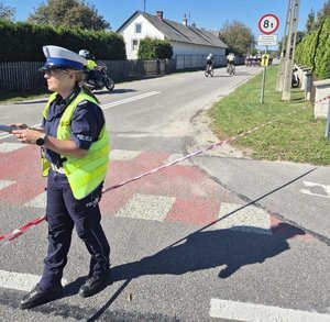 policjantka na drodze