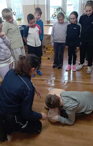 Lekcja instruktażowa z pierwszej pomocy