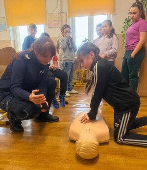 Lekcja instruktażowa z pierwszej pomocy