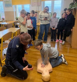 Lekcja instruktażowa z pierwszej pomocy