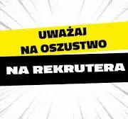 zdjęcie przedstawia ostrzeżenie o oszustwie na rekrutera