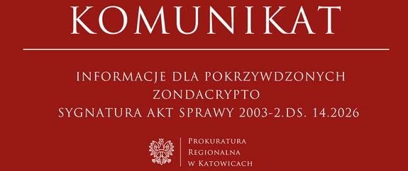 Zdjęcie z treścią komunikatu
